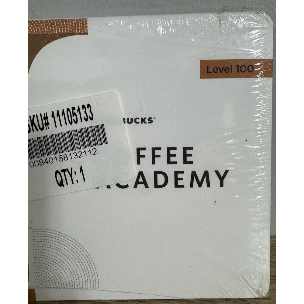 Starbucks Coffee Academy Level 100 Training Manual Factory Sealed SKU 11105133 - Picture 2 of 5